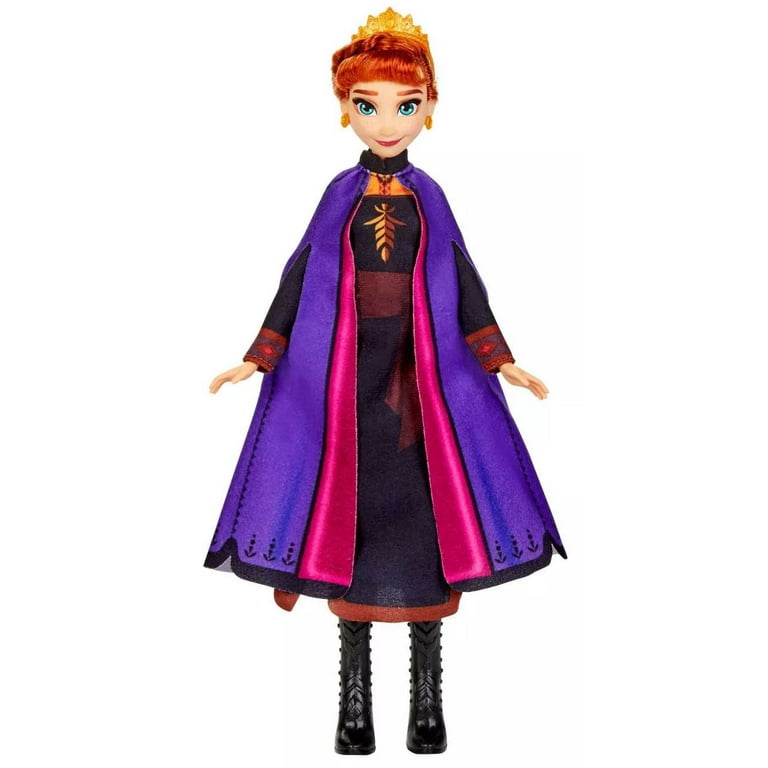 Disney Frozen Anna Small Doll in Travel Look, Posable with