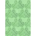 thumbnail image 1 of Ahgly Company Machine Washable Indoor Rectangle Transitional Light Green Area Rugs, 5' x 7', 1 of 7