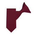 thumbnail image 3 of Jacob Alexander 11 inch Young Boys' Ties - Pre-Tied Clip-On Neckties for Kids Formal Wedding Graduation School Uniforms - Burgundy, 3 of 7