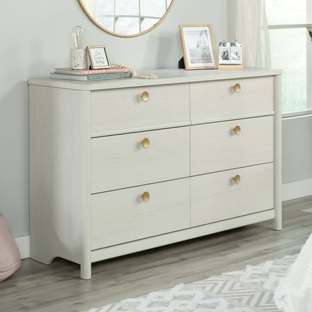 Sauder Woodworking Sauder Dover Edge 6-Drawer Dresser  Glacier Oak Finish