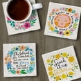 thumbnail image 6 of Thirstystone "Garden Of Sass" 4-Pack Assorted Tumbled Tile Coasters, 6 of 7