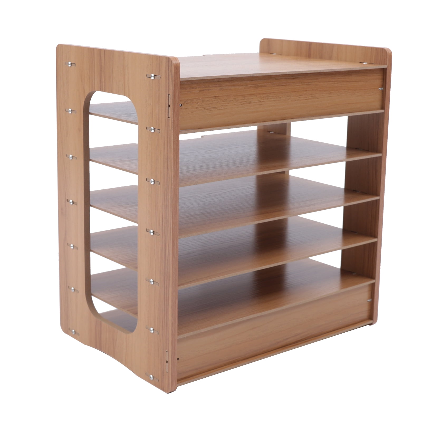 High-Density File Organizer with 7 Layers, Space-Saving Design, Adjustable, Easy to Assemble and Clean