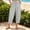 Gray, variant on Casual Pants for Women Washed Wrinkle High Drawstring Multi Pocket Cropped Pants