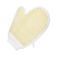 thumbnail image 1 of Guantes de yute únicos 1 Pc Guantes de ducha exfoliantes para baño 8.74"x6.69" Blanco, 1 of 6