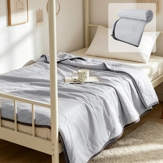 Apmemiss Clearance Soft Skinfriendly Washable Summer Quilt Breathable Summer Airconditioning Quilt