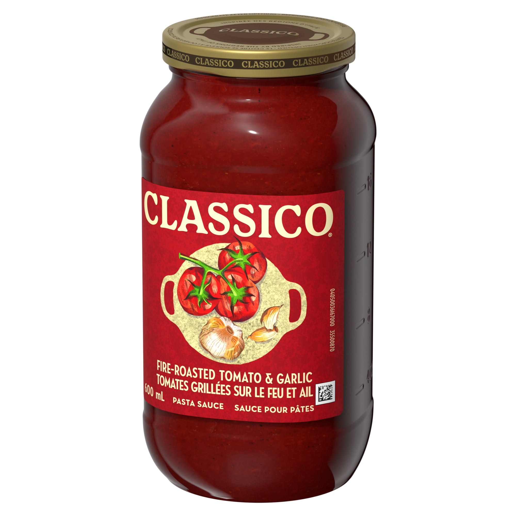 Classico Fire Roasted Tomato Garlic 600ML, Spreads, Classico Fire Roasted Tomato Garlic 600ML
