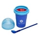 thumbnail image 3 of Cra-Z-Art ChillFactor Original Slushie Maker Cup, DIY Magic Slushy Maker Squeeze Cup, Super Quick Smoothie Squeeze Cup para batidos, jugos, taza de doble capa con tapa y cuchara, azul, 3 of 5