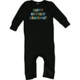 thumbnail image 2 of Inktastic Happy Birthday Grandma Baby Romper Coveralls, 2 of 4