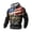 B#Multicolor, variant on USA 250th Anniversary Sweatshirt, 4th of July Hoodie Men Waffle Tactical Hoodie Patriotic Men's Long Sleeve Pullover Shirts
