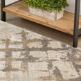thumbnail image 2 of Berkley Malouin Area Rug OR15 Or15 Silver Silver Crosshatch Faded 8' x 10' Rectangle, 2 of 2