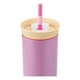 thumbnail image 2 of C07000 TERMO DE ACERO INOXIDABLE CON POPOTE 710ML ROSA OSCURO MARCA OWALA, 2 of 4