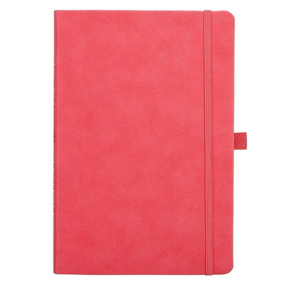 Baxter Undated Daily Planner Daily, Weekly, Monthly, Academic Organizer, Dot Grid Notebook for Time Management, Productivity, Priorities, Goals, Gratitude Journal, Watermelon Pink Faux Leather