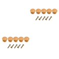 thumbnail image 3 of Speravity 5 uds mango de maciza cajón de armario clásico manija de armario enchufable accesorios de Hardware de muebles de haya de un solo Type1 NO1 Speravity CBP088639, 3 of 5