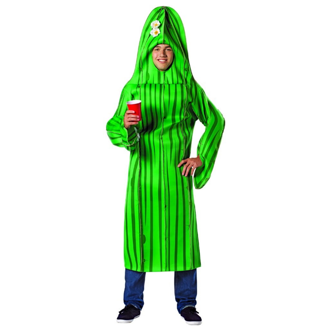 Cactus Men's Adult Halloween Costume, One Size, (40-46) 