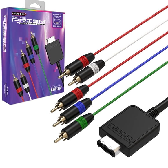Cable de componentes Retro-Bit Retro Prism para Gamecube