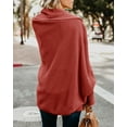 thumbnail image 4 of Sherrylily Women Open Front Kimono Cardigan Batwing Sleeve Cloak Outwear Sweaters S-XL, 4 of 4