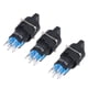 thumbnail image 4 of Interruptor giratorio 25 piezas Interruptor selector 3 posiciones Autoblocante Redondo 16 mm con luz verde para máquinas herramienta Textiles Industria ligera BEM‑LA16‑22XD/31‑Y‑G(CA/CC12V), 4 of 14
