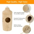 thumbnail image 4 of 3 Pack Hummingbird House, Natural Wooden Hummingbird Houses Hanging, Home Gardening Gifts Decoration, 4 of 6