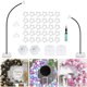 thumbnail image 1 of Kit de soporte de arco de globo negro, 2,8 m y 1,8 m, juego de soportes de fondo de flores suaves con base de agua para decoración de fiesta de cumpleaños, baby shower, boda, graduación,, 1 of 4
