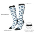 thumbnail image 4 of Yiaed Cute Hippos Print Great elasticity Adult Stockings Sports socks for Men and Women, 4 of 6