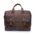 thumbnail image 1 of Castelli portafolio cuero crazy horse laptop 18 pulgadas correa desmontable, 1 of 5