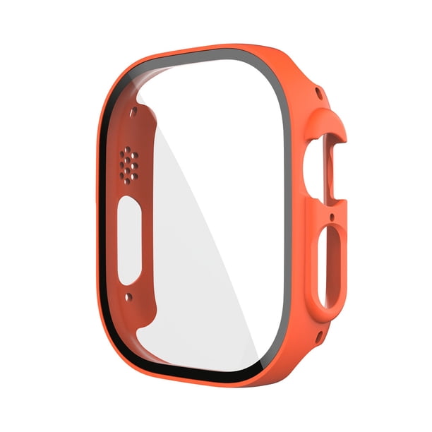Adecuado para Apple Watch Ultra Estuche para Apple Watch Generación 6789 Carcasa protectora para reloj Película templada de PC