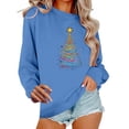 thumbnail image 3 of Frostluinai Womens Sweatshirts Ugly Pullover Marry Christmas Long Sleeve Sweat Shirts Crwe Neck Loose Fit Sweatshirts Xmas Gifts for Ladies, 3 of 7