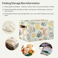 thumbnail image 6 of FREEAMG Fresh Pear Lemon Lime Orange Flower Storage Basket with Handles Collapsible Storage Bins Canvas Fabric Storage Organizer for Shelves Closet Bedroom Living Room 2Pack, 6 of 7
