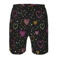 thumbnail image 4 of Naloa Heart and Stars Men's Beach Shorts, Surfing shorts, Swim trunks, Quick Dry Swim Trunks for Surfing Beach Fun - Large, 4 of 9
