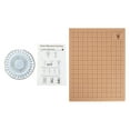 thumbnail image 1 of 31pcs Macrame Board and Needles Macrame Board Wooden Crochet Measuring 28x38cm, 1 of 9