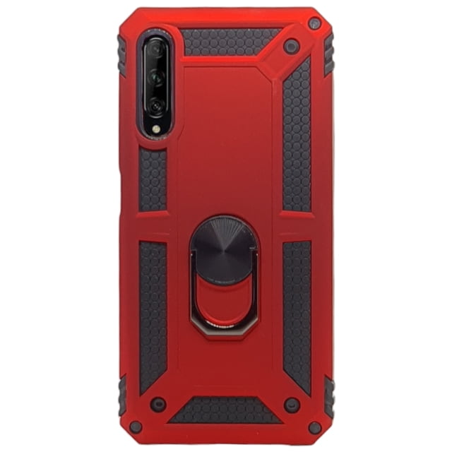 Funda Uso Rudo Cely Vesmir con Anillo Magnético Para Huawei Y9s Rojo