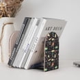 thumbnail image 6 of Lsque Vegetable Quiche Printed Wood Bookends,Non-Skid Bookend for Shelves,Heavy Duty Support Bookends,Non-Slip Foam Pads for Office, Home, and Library,1 Pair, 6 of 8