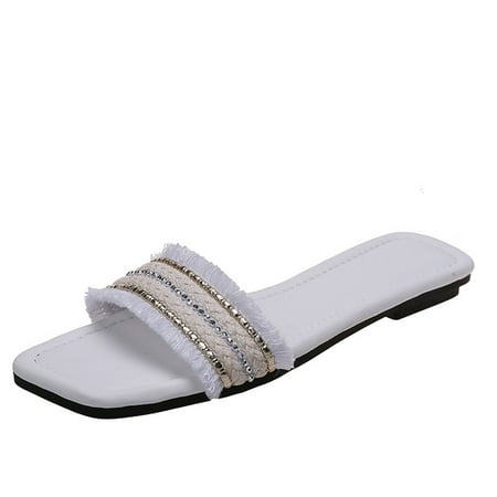 

Cglfd New Fashion And High-End Sense One Flat Sandals And Slippers