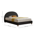 thumbnail image 2 of Ilios Innova | Base de Cama King Size con Cabecera Arco Tapizada en Lino, Diseño Moderno Minimalista en Color Negro., 2 of 9