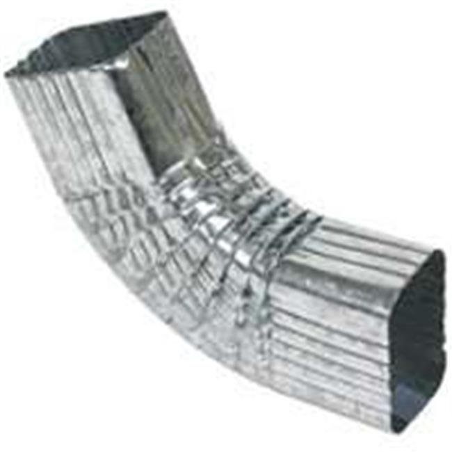 29265 2 x 3 In. Galvanized Gutter B Side Elbow 75 Degree