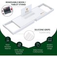 thumbnail image 2 of Premium Bathtub Tray - Expandable Bath Tray for Tub - Luxury Bathtub & Bathroom Accessories, 2 of 10