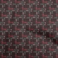 thumbnail image 1 of oneOone Velvet Maroon Fabric Text Fabric For Sewing Printed Craft Fabric By The Yard 58 Inch Wide, 1 of 5