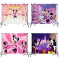 thumbnail image 2 of Disney-Fondo de vinilo de Mickey Mouse para fiesta de Cumpleaños de Niños, paño de pared de Minnie Mouse, decoración para Baby Shower, 2 of 4