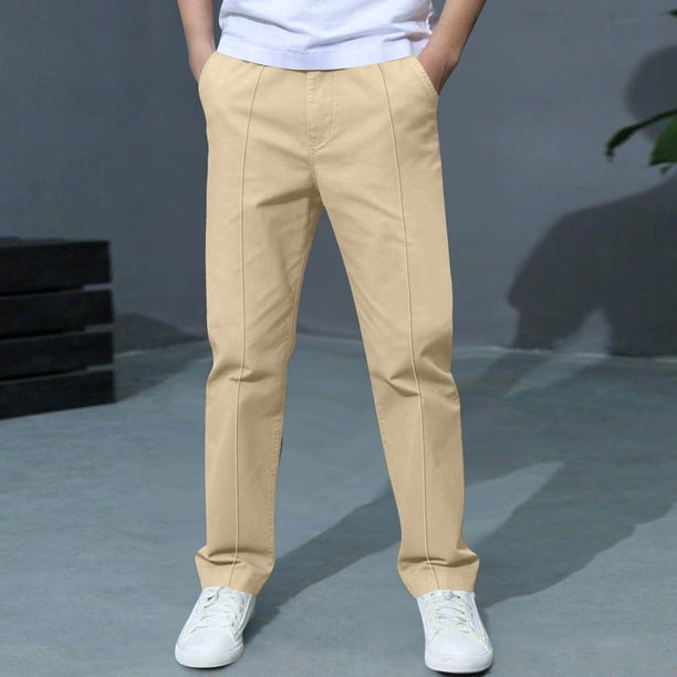 Pantalones largos de color liso para niños, pantalones casuales versátiles para niños, ropa de abrigo para niños, pantalones para niñas
