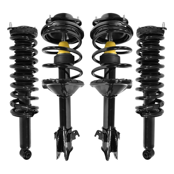 Unity Automotive Front & Rear Complete Strut Assembly Kit Fits 2000-2004 Subaru Outback, 4-11853-15870-001