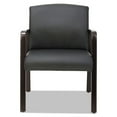 thumbnail image 2 of Alera ALERL4319E Reception Lounge WL Series 24.21 in. x 24.8 in. x 32.67 in. Guest Chair - Black Seat/Back, Espresso Base, 2 of 8