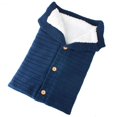 thumbnail image 1 of Manta para dormir para cochecito de bebé Manta de punto gruesa suave envuelta en lana Accesorios para bebés Manta unisex, C, 1 of 5