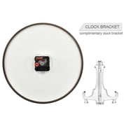 Checkered Pattern with Clouds Wall Clock Modern Decor Acrylic Clock Golden Hands 9.5in