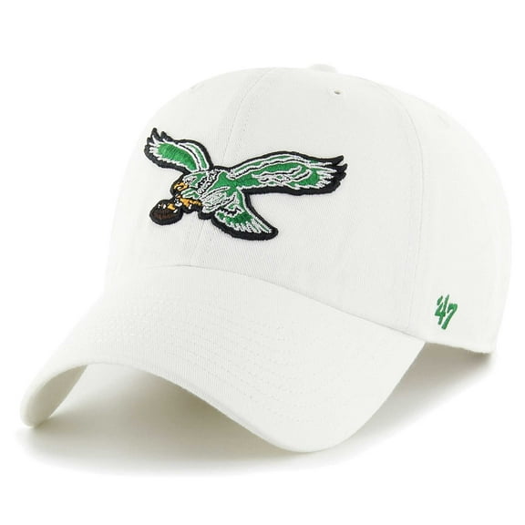 Men's '47 White Philadelphia Eagles Gridiron Classics Clean Up Adjustable Hat