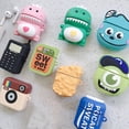 thumbnail image 3 of Funda protectora de silicona y goma con diseño de dibujos animados en 3D para auriculares Airpods Pro, funda para auriculares inalámbricos, funda para Airpods, llavero, 3 of 4