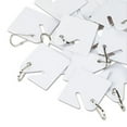 thumbnail image 3 of Replacement Slotted Key Cabinet Tags, 1 5/8 X 1 1/2, White, 20/pack | Bundle of 5 Packs, 3 of 4