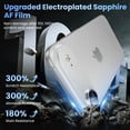 thumbnail image 6 of [2 Pack] Hionly Compatible with iPhone Air Camera Lens Protector - [Not Easy to Break][Strong Adsorption][Case-Friendly] Metal Tempered Glass Rear Camera Screen Cover - White, 6 of 7