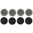 thumbnail image 1 of 4 Pcs/Set Tampons Anti-Vibration Réduction de Bruit en Caoutchouc Support de Pied Anti-Vibration pour Laveuse et Sécheuse Hauteur Réglable Tapis de Machine à Laver (Gris), 1 of 9