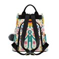 thumbnail image 2 of FORMRS Women's Travel Backpack Purse Anti-Theft Hidden Pockets Casual Shoulder Bag, Abstract Floral, 2 of 7