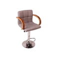 thumbnail image 2 of Banco de Bar Kessa Muebles Dante Tela Gris, 2 of 2